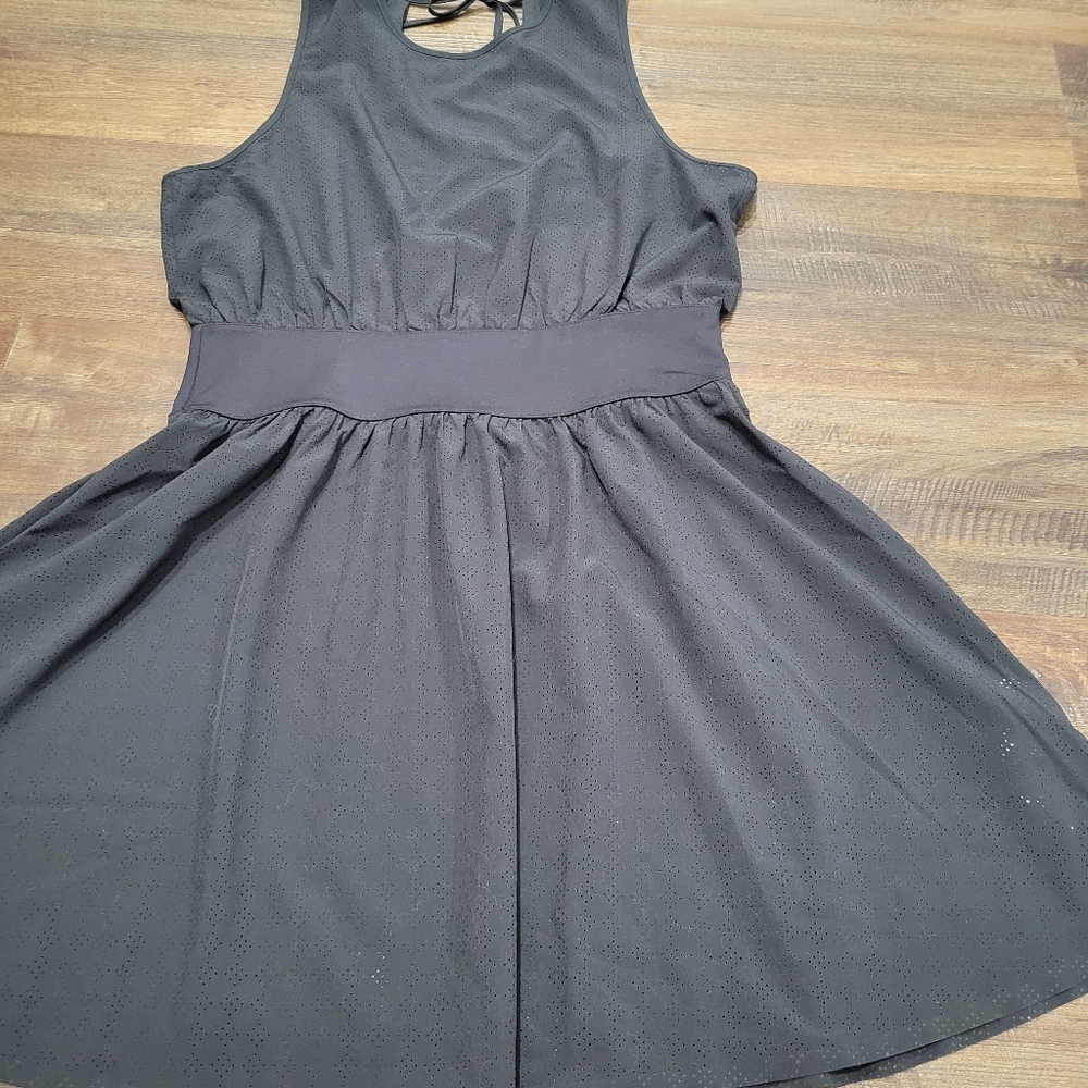Under Armour Black Athletic Plunge Neck Sundress - Picture 7 of 16